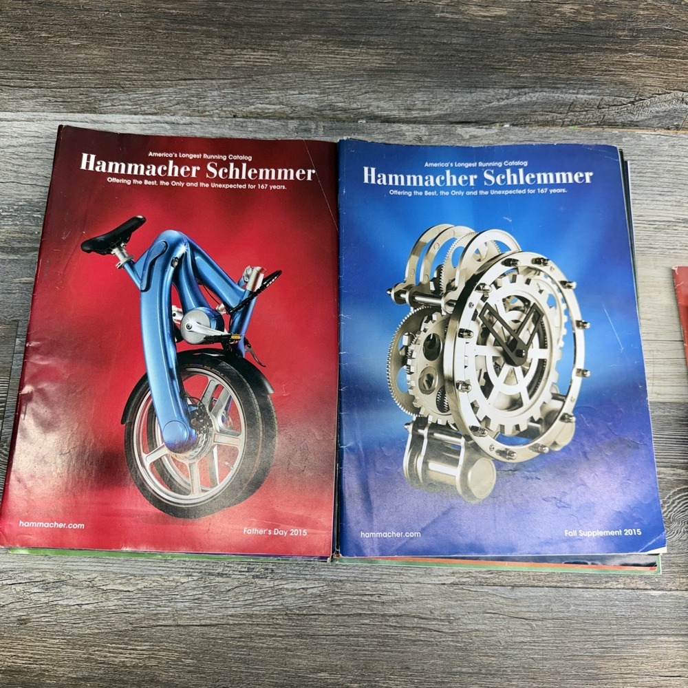 Hammacher Schlemmer Catalogs Lot Of 16 2015 Toys Gifts Mail Order - Picture 6 of 16